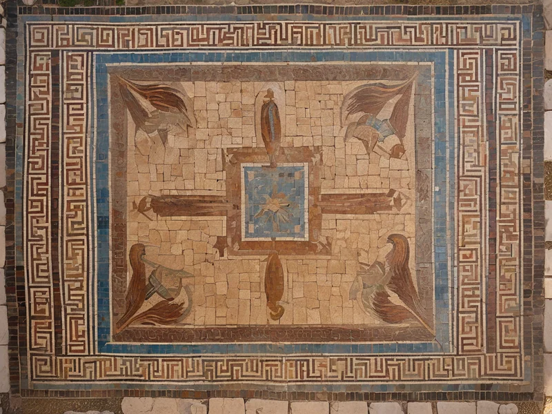 Мозаики Пафоса — детализированные мифологические сцены Villa Dionysios, ЮНЕСКО I—IV вв.
