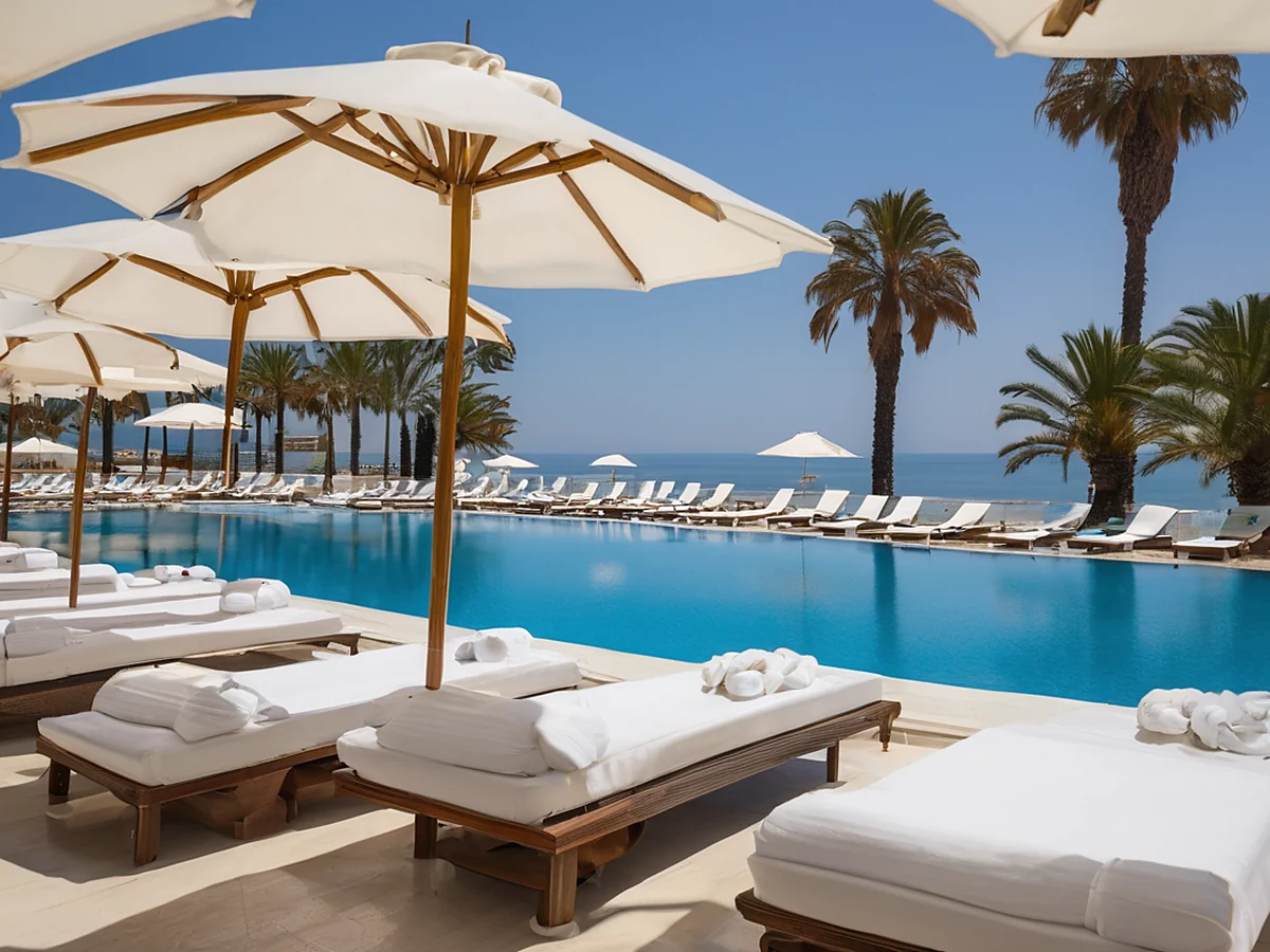 Кипр Лимасол — luxury beach resort с панорамным инфинити-бассейном над Средиземным морем