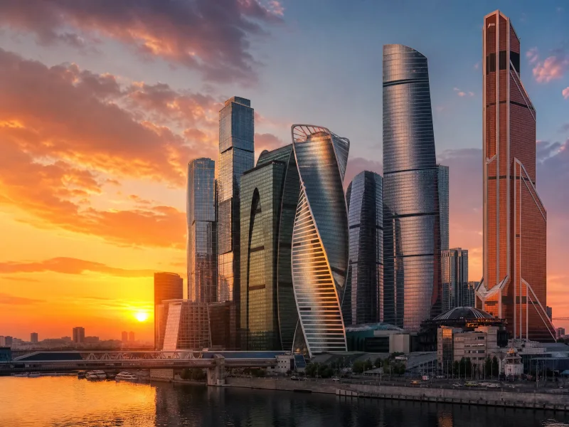 Москва-Сити — небоскрёбы делового центра