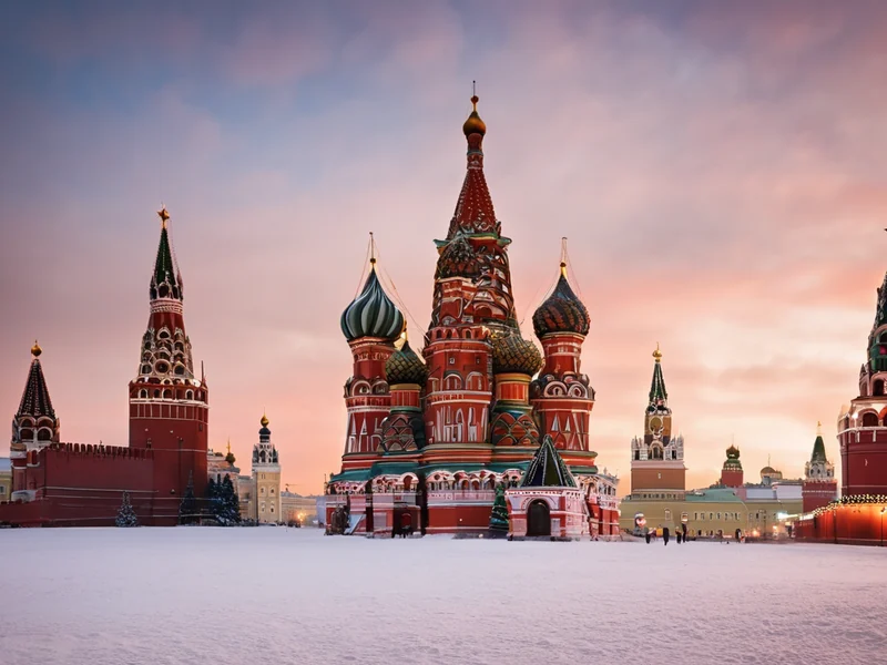 Москва — Красная площадь и собор Василия Блаженного
