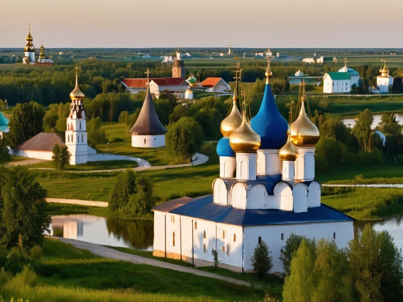 Золотое кольцо — белокаменный собор древнерусского города