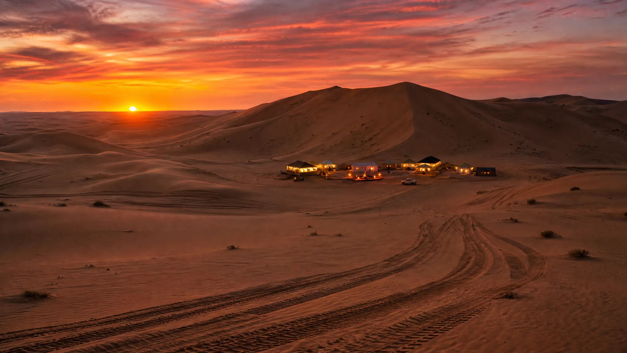 Руб-эль-Хали — гигантские песчаные дюны, 4x4 tracks и luxury desert camp