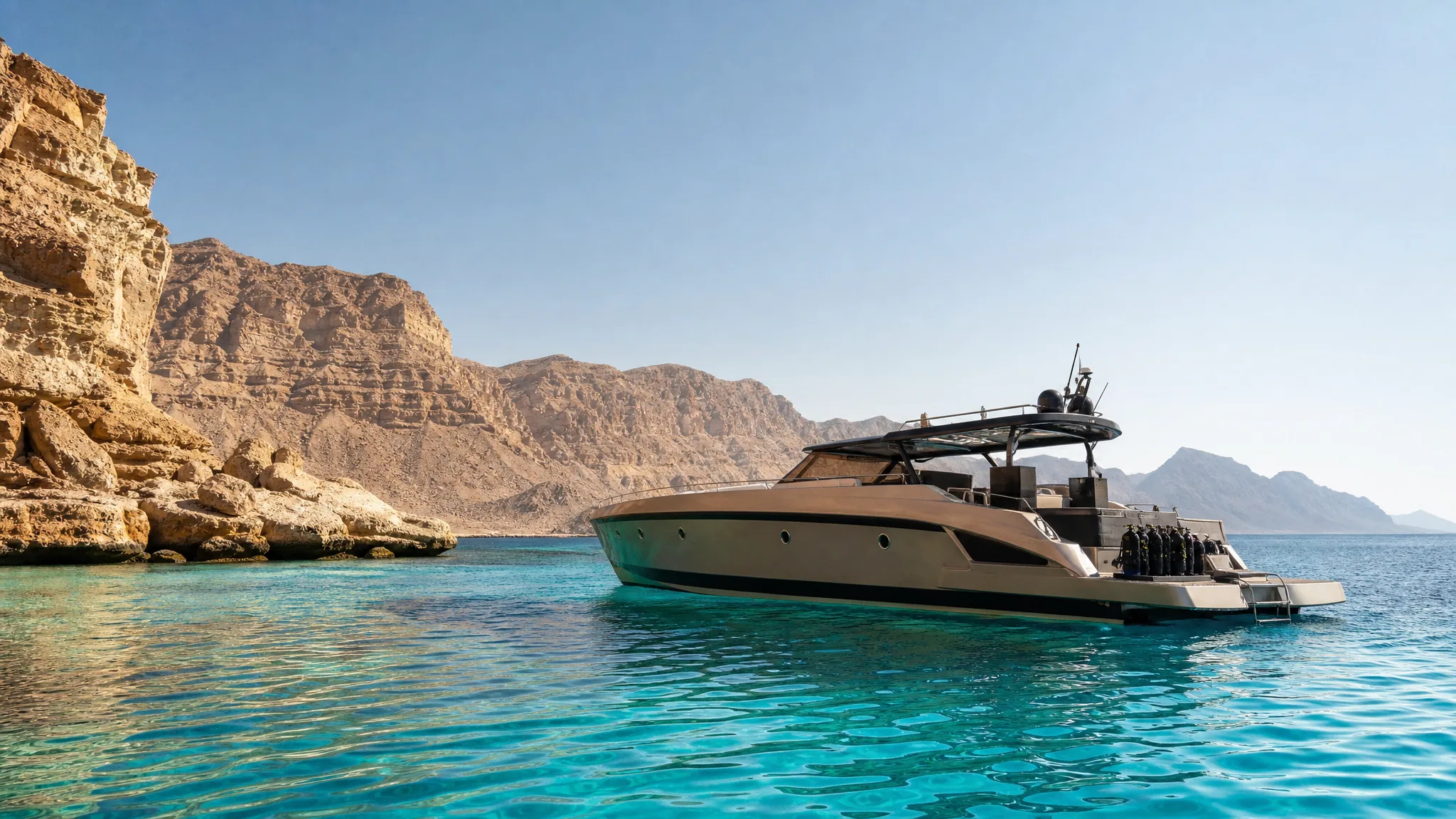 Красное море · AMAALA — luxury coastline, private boat mood и кристальная вода